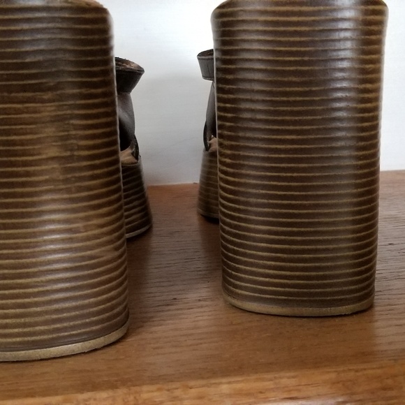 Candies platform leather sandal - Picture 3 of 6